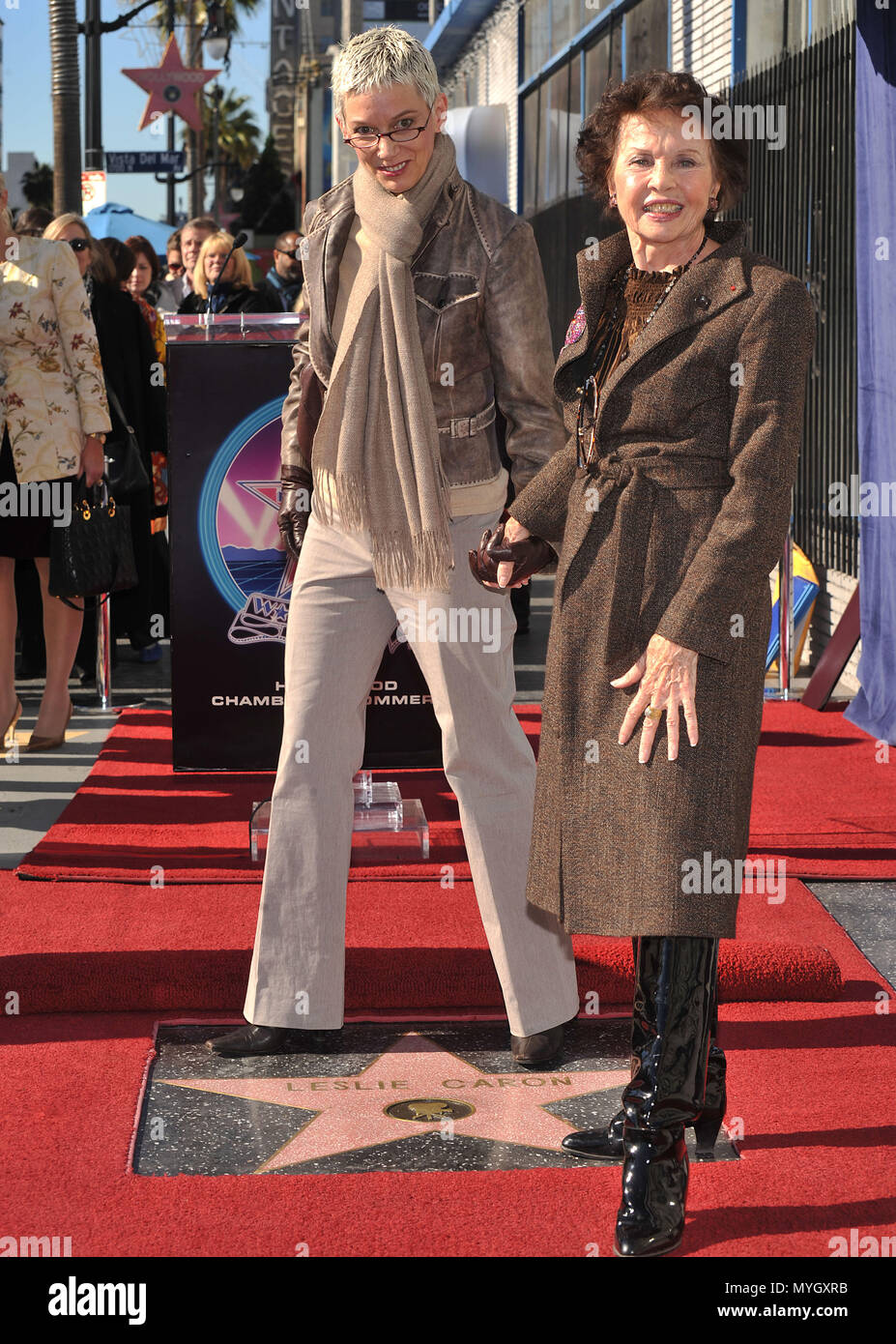 Leslie Caron Patricia Ward Gene Kelly S Widow 07 Leslie Caron Honored With A Star On The Hollywood Walk Of Fame In Los Angeles 07 Leslie Caron Patricia Ward Gene Kelly S