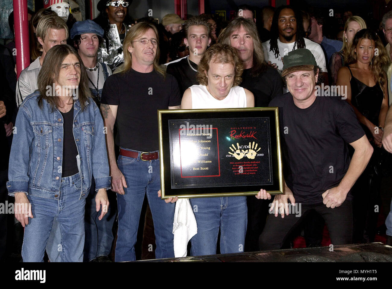 Ac dc johnson brian 3a event in hollywood life california hi-res stock ...