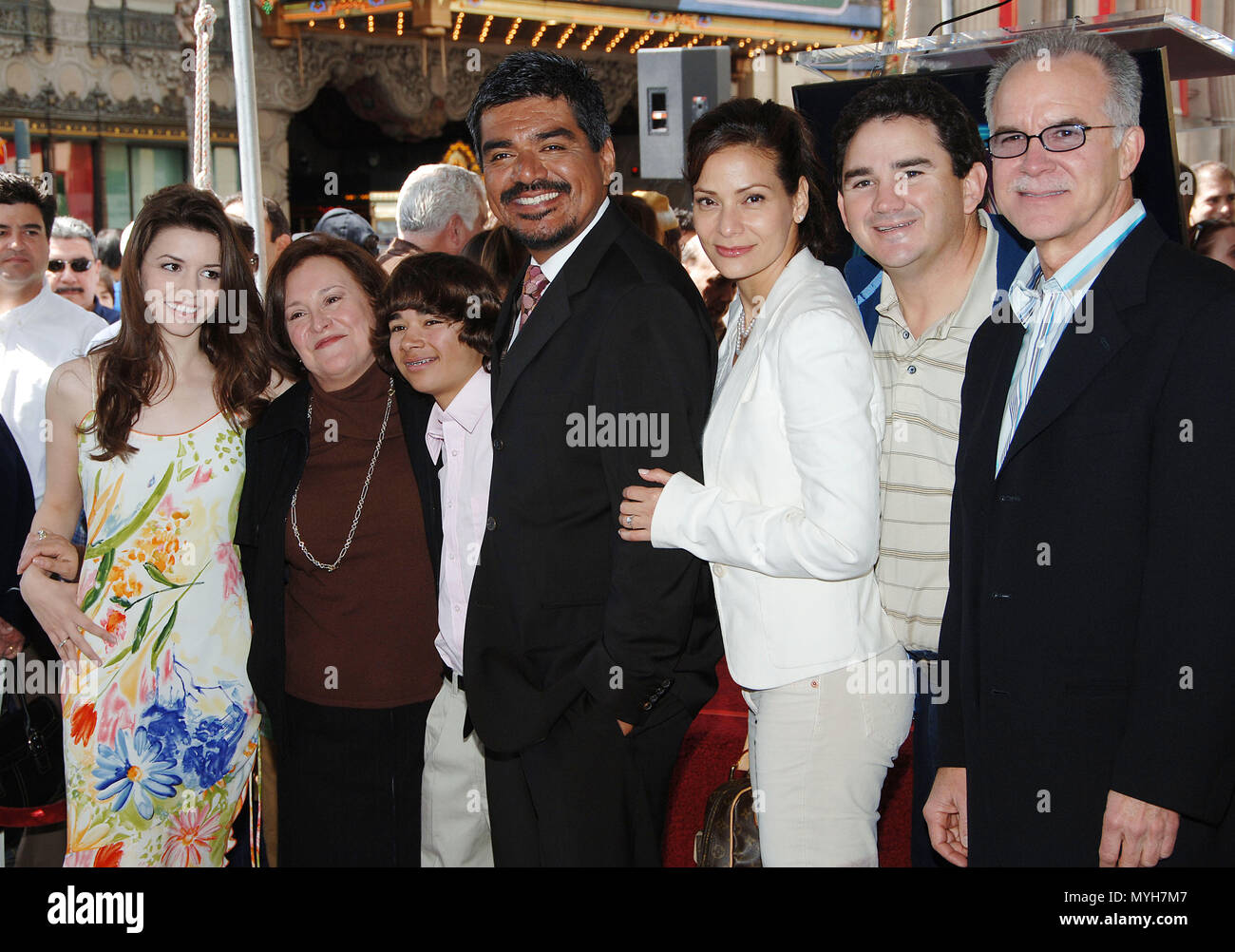 George Lopez ( with the cast of his show ) was Honored with the Star on the  Hollywood walk Of Fame in Los Angeles. March 29, 2006 - LopezGeorge  star021.jpgLopezGeorge star021 Event
