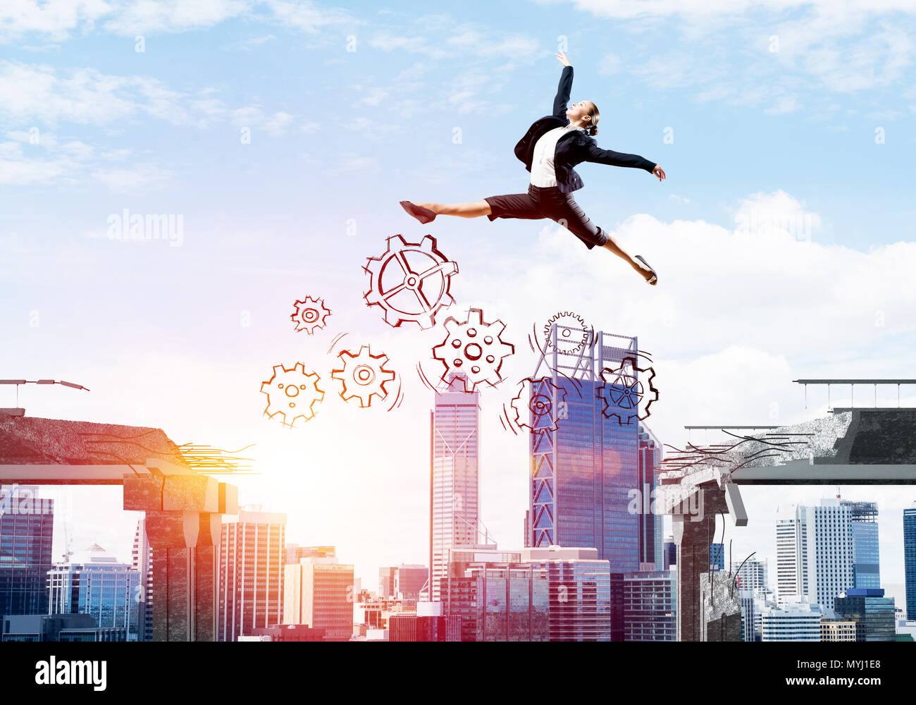 Problem and difficulties overcoming concept Stock Photo - Alamy