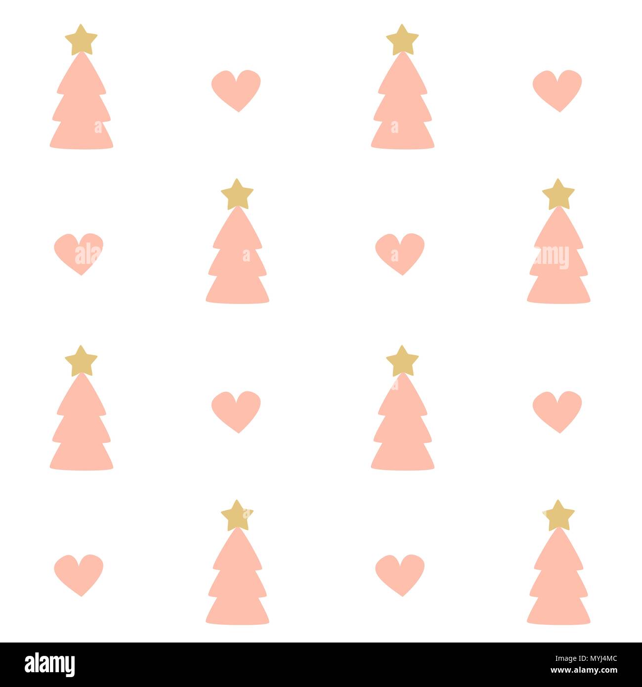 cute seamless vector pattern background illustration with pink ...