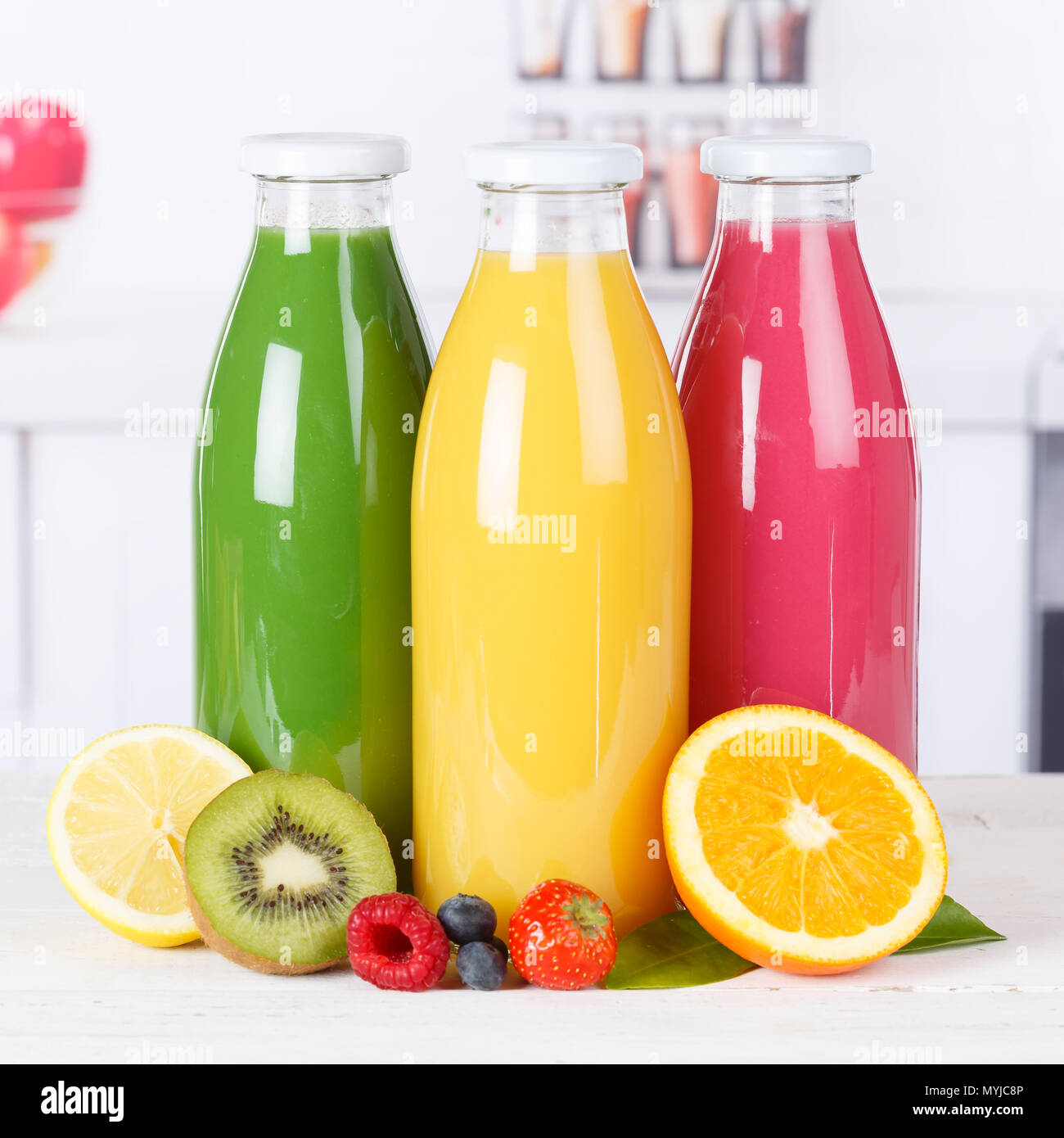 Fruit Smoothie Bottle Stock Photos & Fruit Smoothie Bottle Stock Images