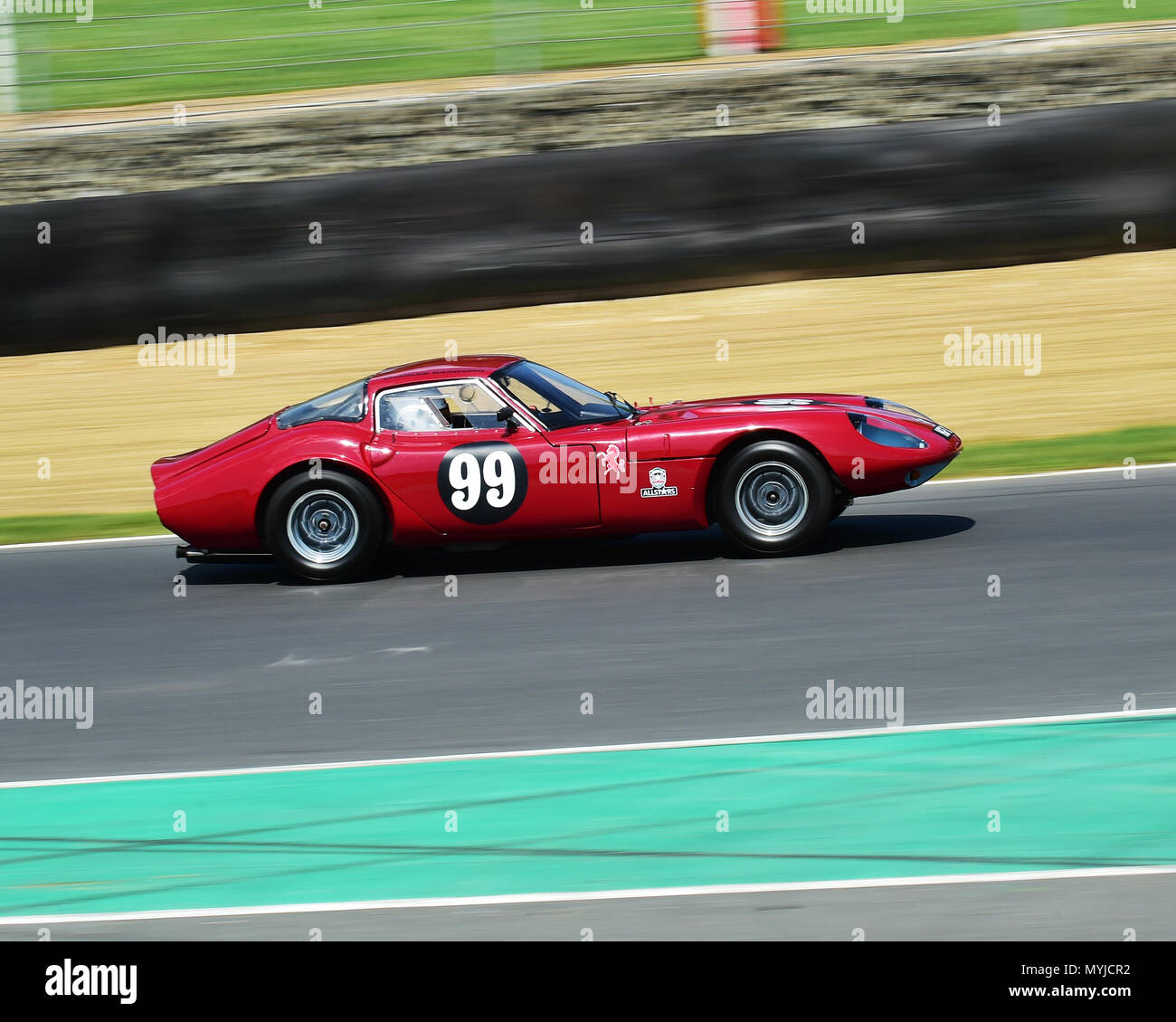 Charles Rainford, Marcos 1800 GT, HRDC All Stars, TCR UK Race weekend, Brands Hatch, June 2018