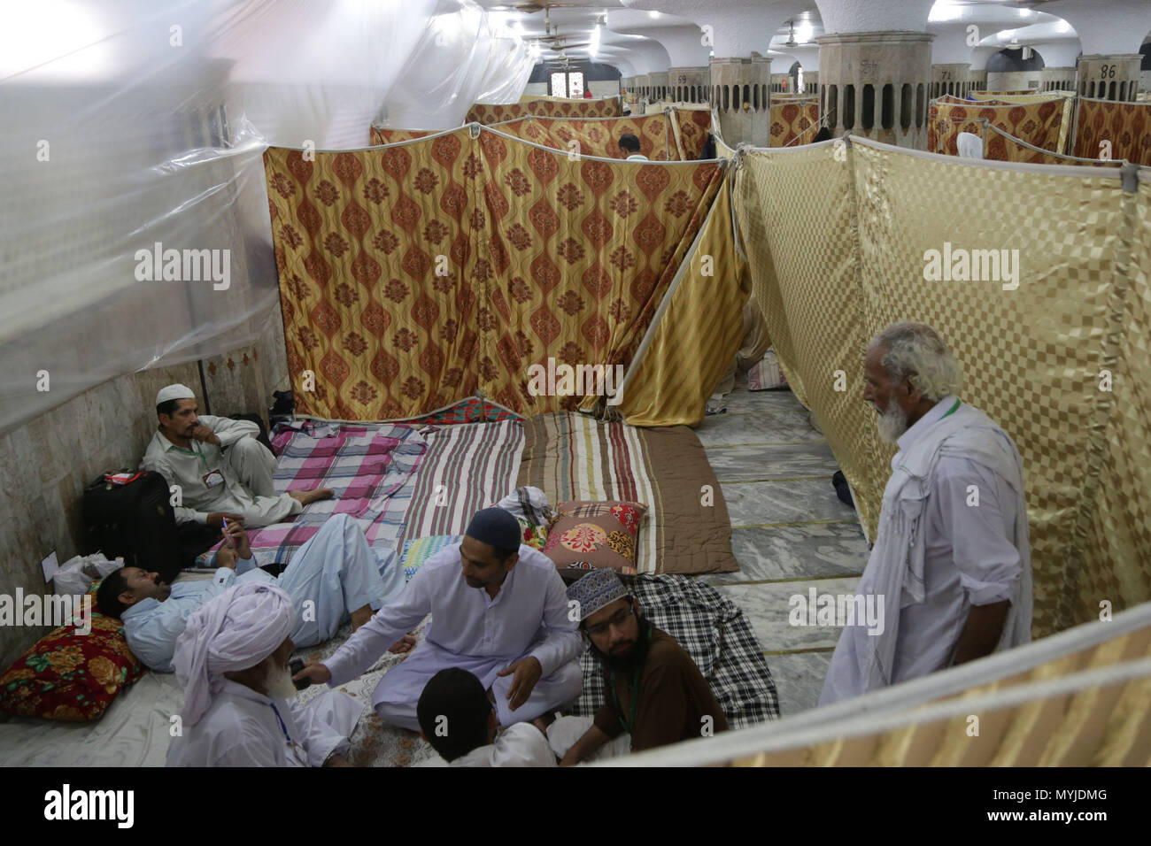 Pakistani Muslims gather for Itikaf during Ramadan at Data Darbar Mosque in Lahore