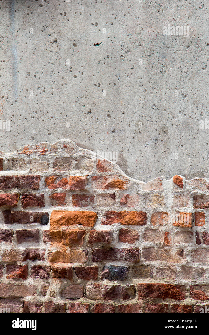 Old grunge brick wall as a background Stock Photo - Alamy