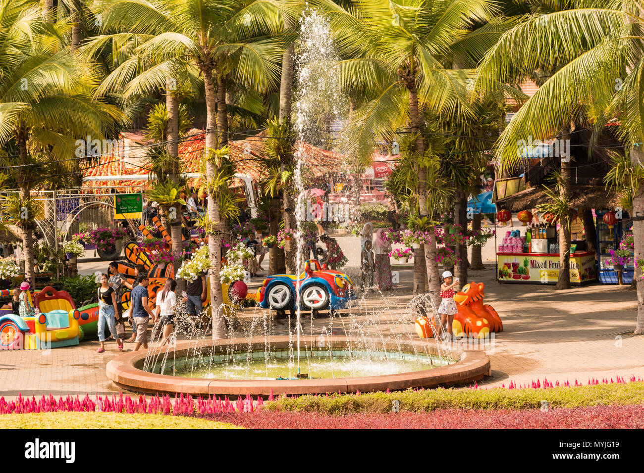roundabout garden toy