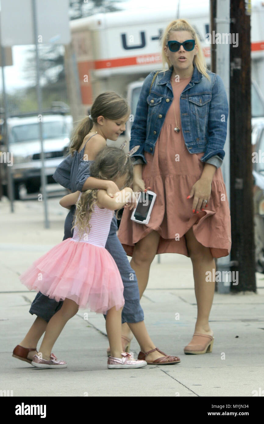 Busy Philipps spotted with her daughters, Cricket and Birdie, in Studio