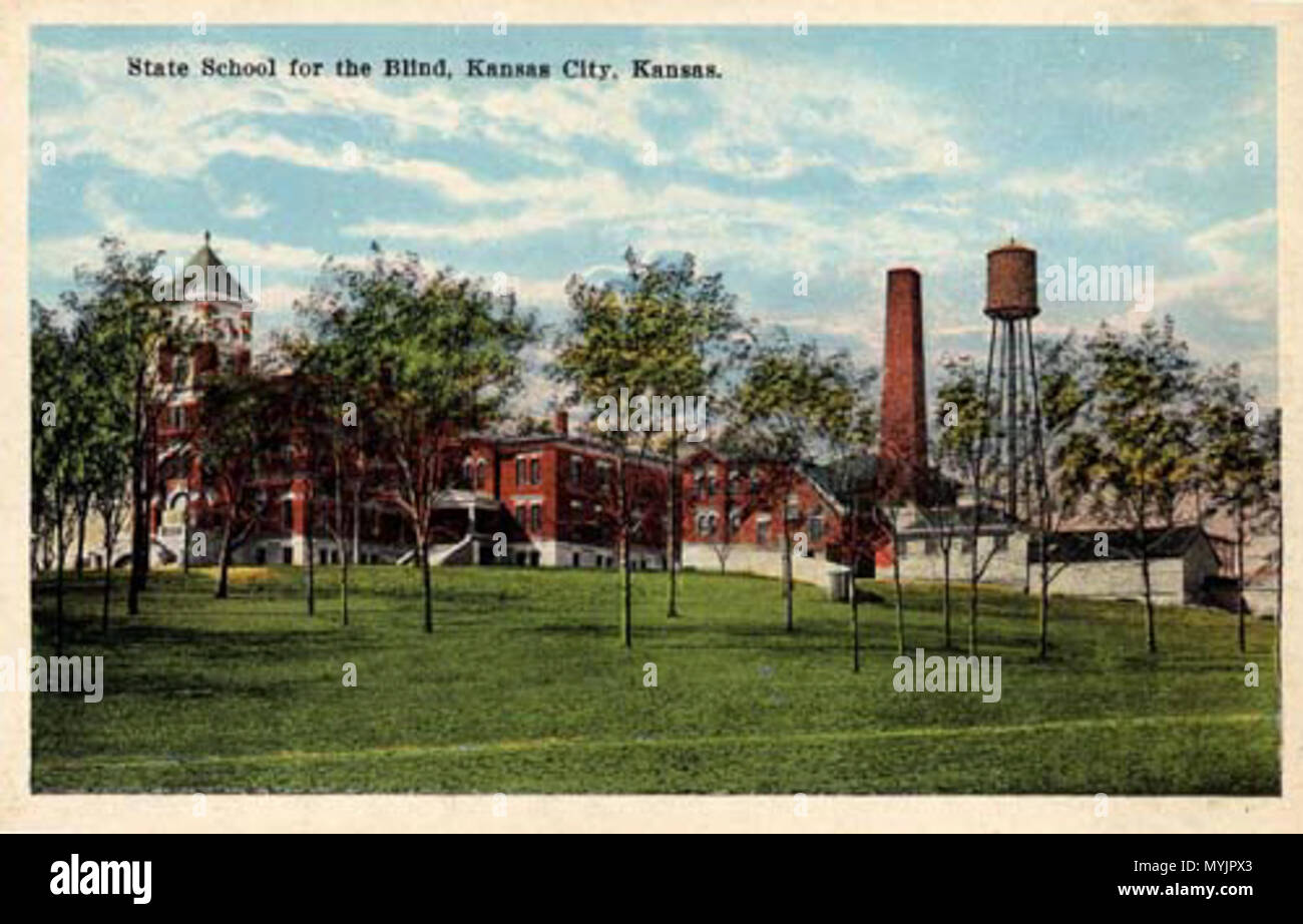 . Kansas State School for the Blind circa 1882 . This file is lacking