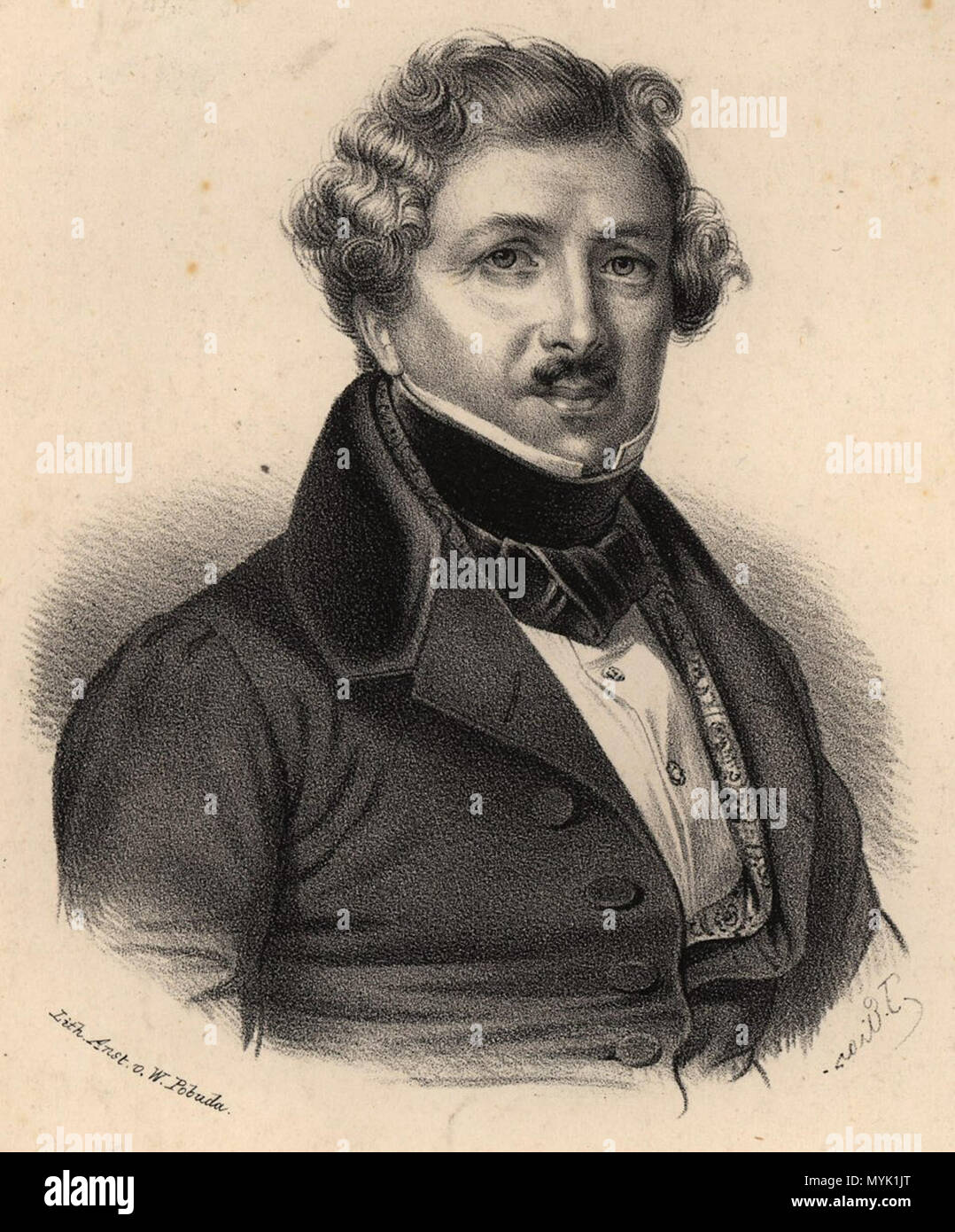 Louis Jacques Mande Daguerre Stock Photos & Louis Jacques