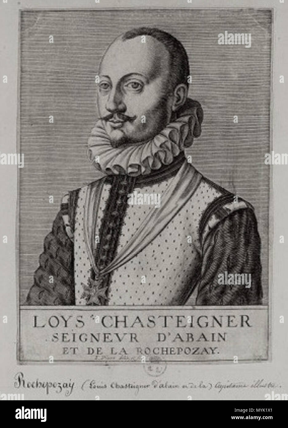 . Français : Louis Chasteigner, baron de Preuilly, seigneur d'Abain et de la Roche-Posay (1535-1595). 2 May 2014, 17:06:59. albums Louis-Philippe 330 Louis-chasteigner-baron-preuilly Stock Photo
