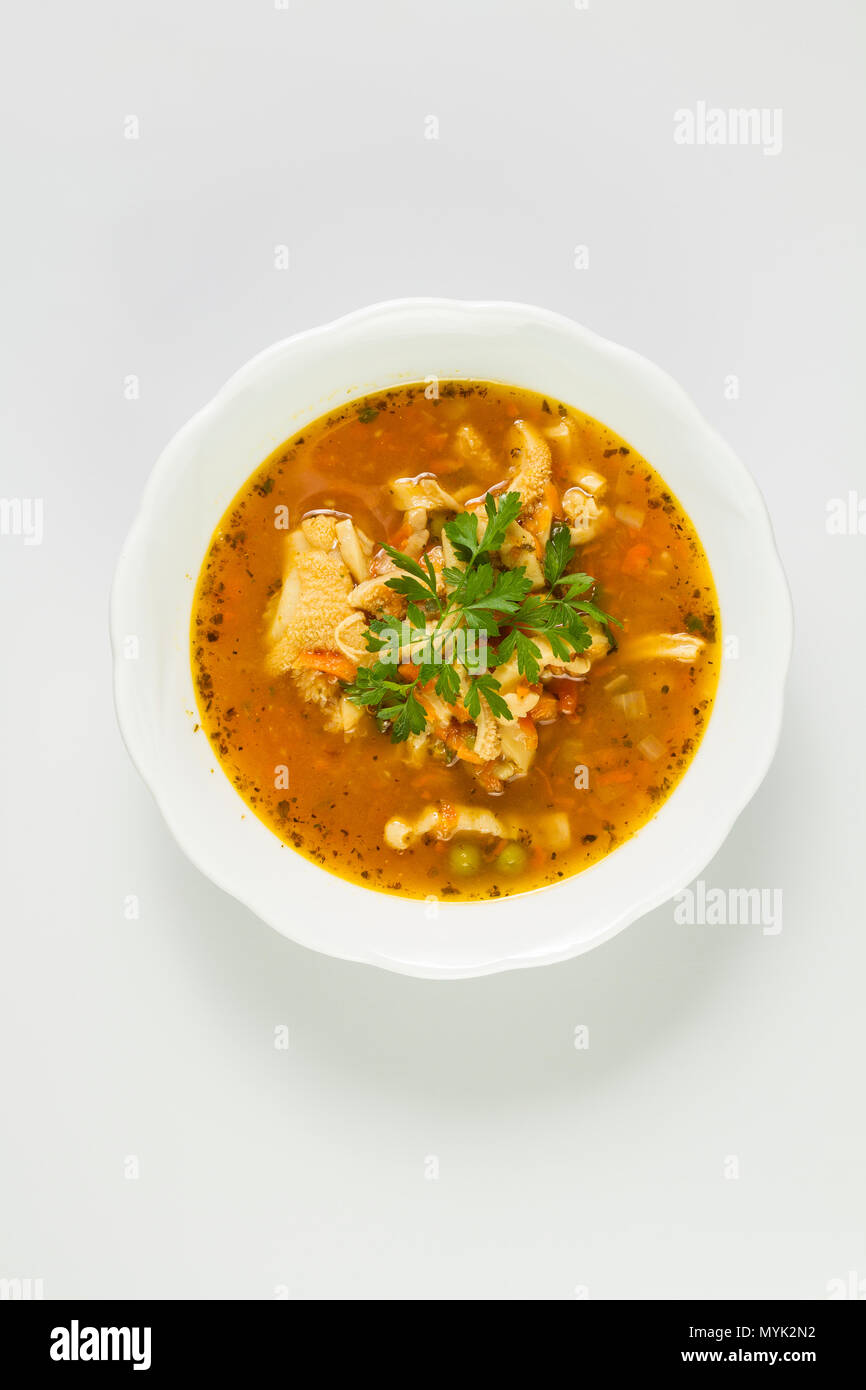 Traditional and very popular in east and south Europe soup from beef
