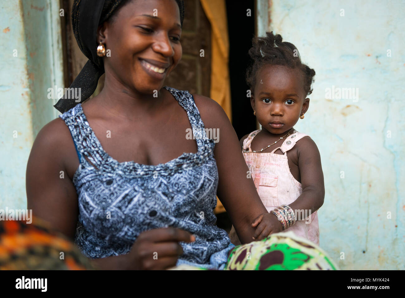 Bissau, Republic of Guinea-Bissau - January 31, 2018: Portrait of a