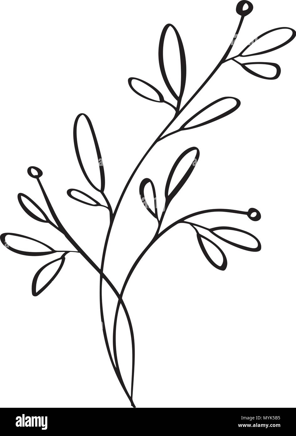 One Line Art Drawing Flower - Creative Vector Studio