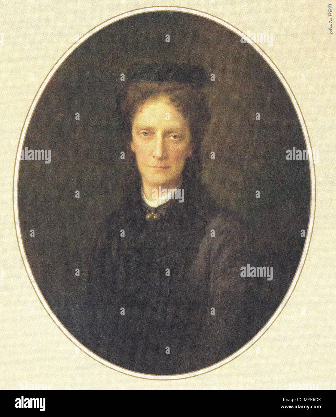 . Иван Крамской, Портрет императрицы Марии Александровны. 1877 г. 1877 ...