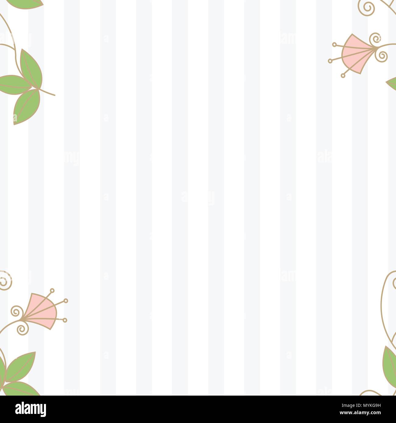 Trendy Seamless Floral Pattern In Vector Stock Vector