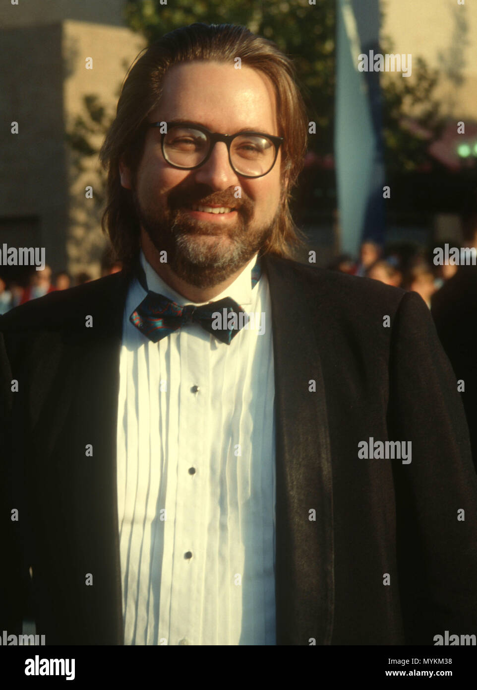 PASADENA, CA - AUGUST 25: Cartoonist/writer/producer Matt Groening attends the 43rd Annual Primetime Emmy Awards on August 25, 1991 at Pasadena Civic Auditorium in Pasadena, California. Photo by Barry King/Alamy Stock Photo Stock Photo