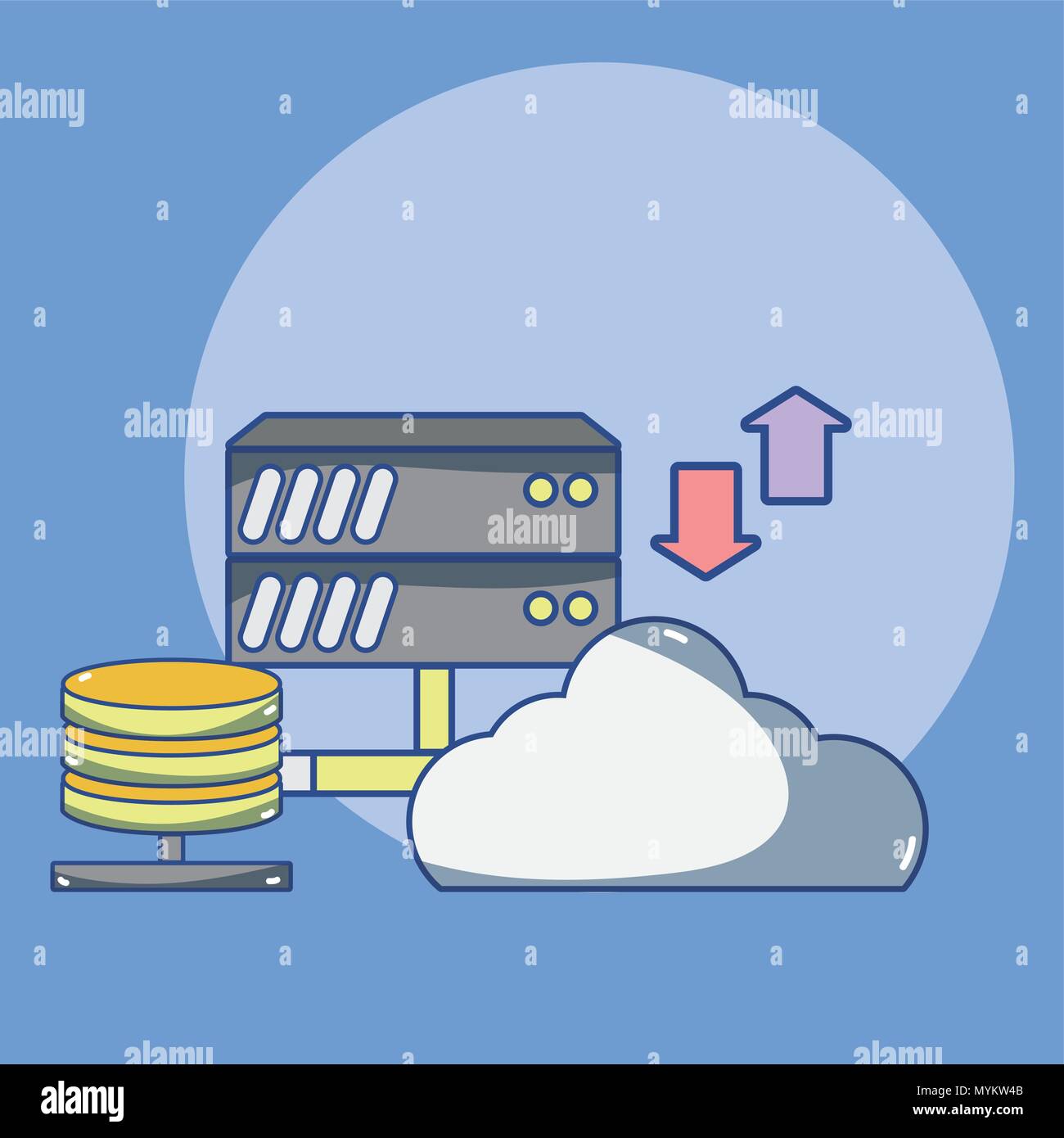 Cloud computing technology Stock Vector Image & Art - Alamy