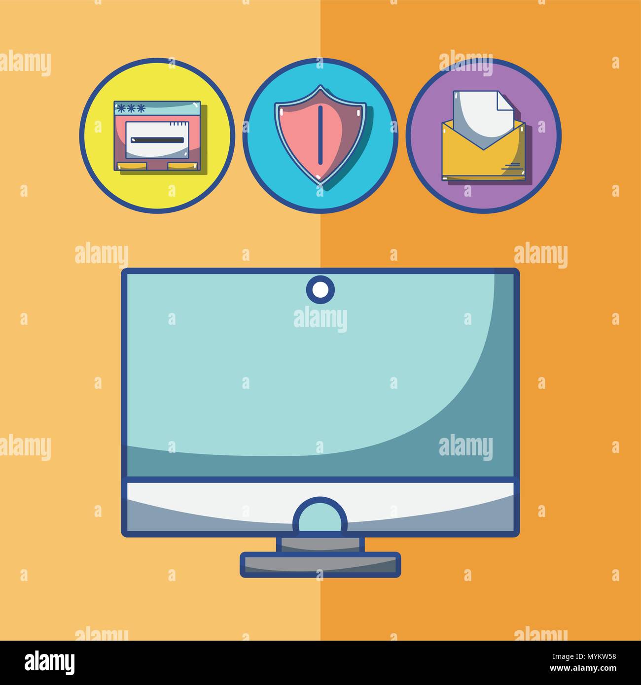 Security system technology Stock Vector Image & Art - Alamy