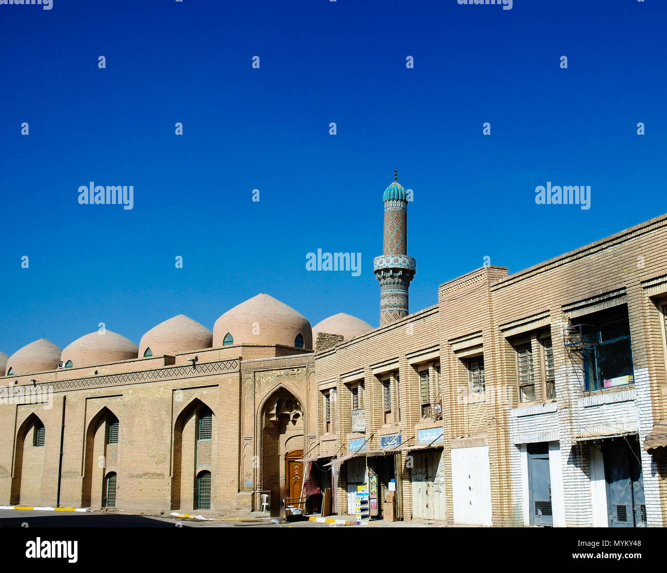 Exterior of famous Al-Mustansiriya University and Madrasah 31 october 2011 Baghdad, Iraq Stock Photo