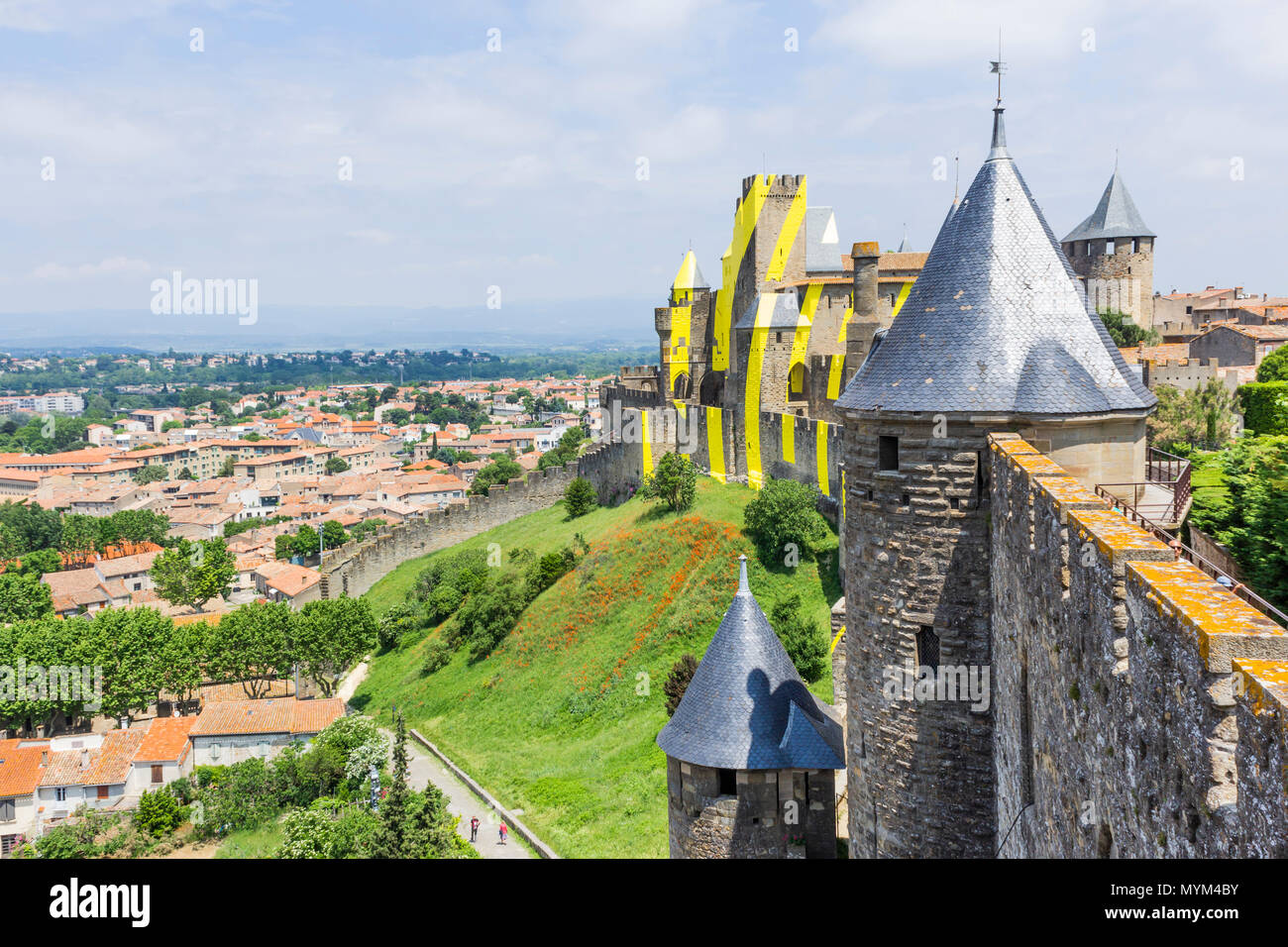 The Cite Of Carcassonne French Department Of Aude Occitanie Region France Stock Photo Alamy The Cite Of Carcassonne French Department Of Aude Occitanie Region France Stock Photo Alamy