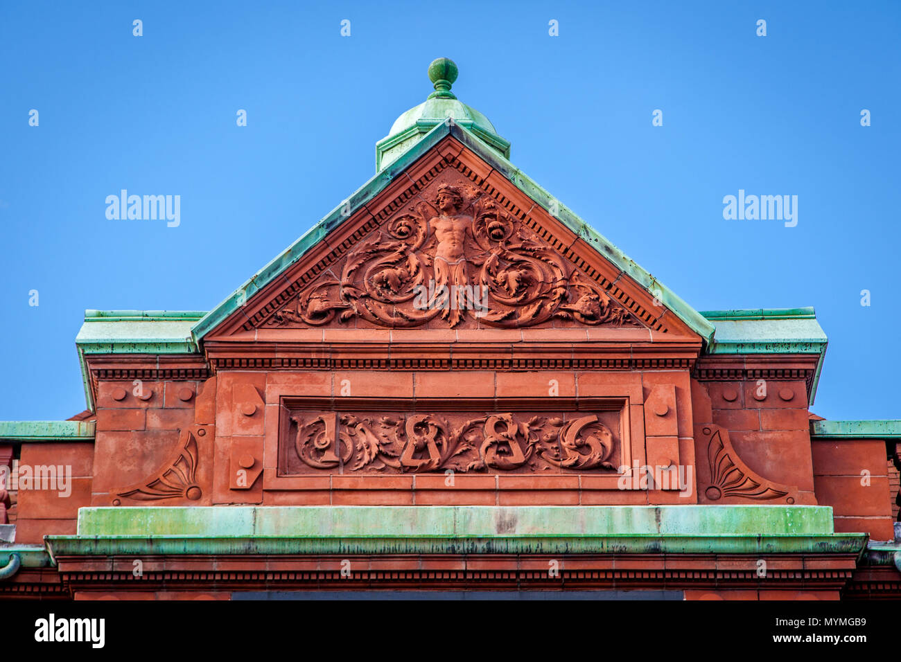 Cotton exchange in the historic city of Savannah Stock Photo