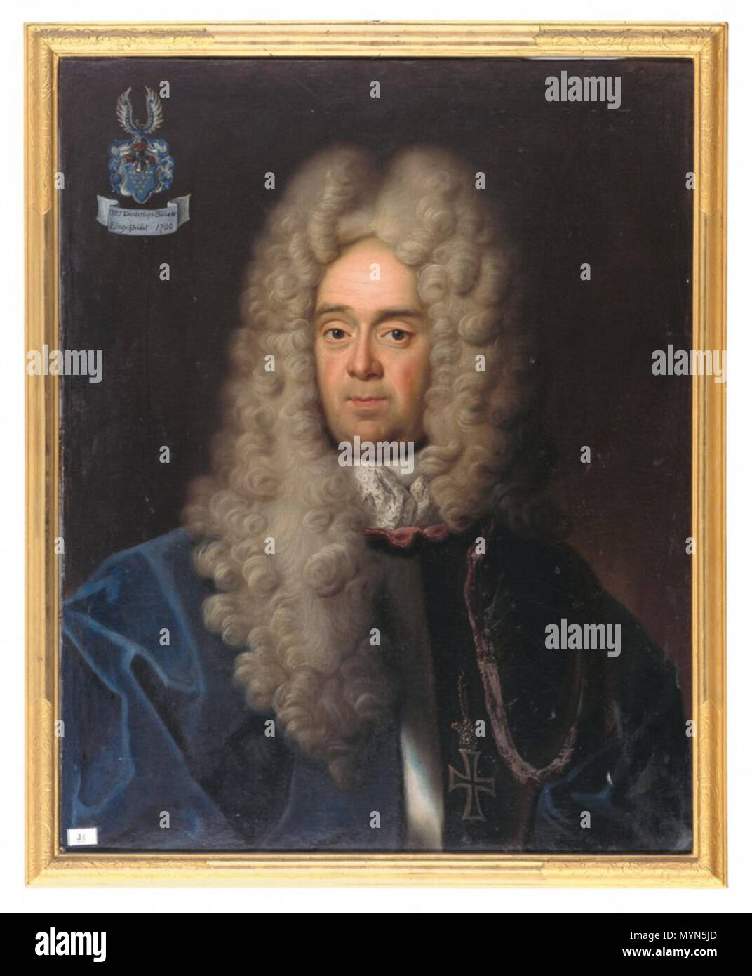 . Deutsch: Otto Dietrich von Bülow (1655 - 1732) - Öl/Lwd. 85 x 68 cm . circa 1700. Unknown 401 Otto dietrich von buelow Stock Photo