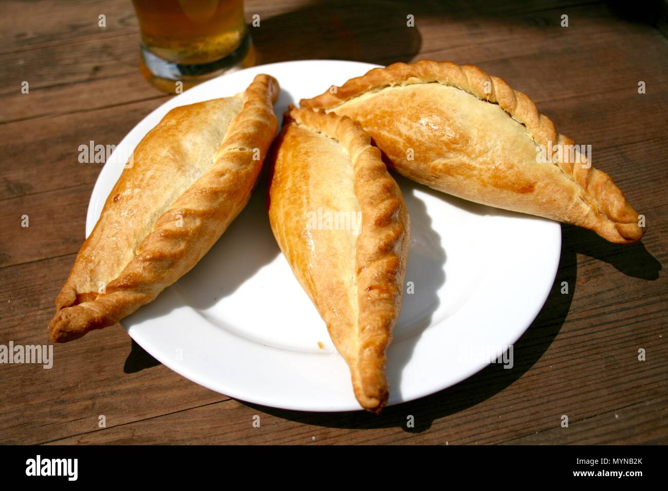 Kibinai, traditional lithuanian food, pastries filled with mutton and ...