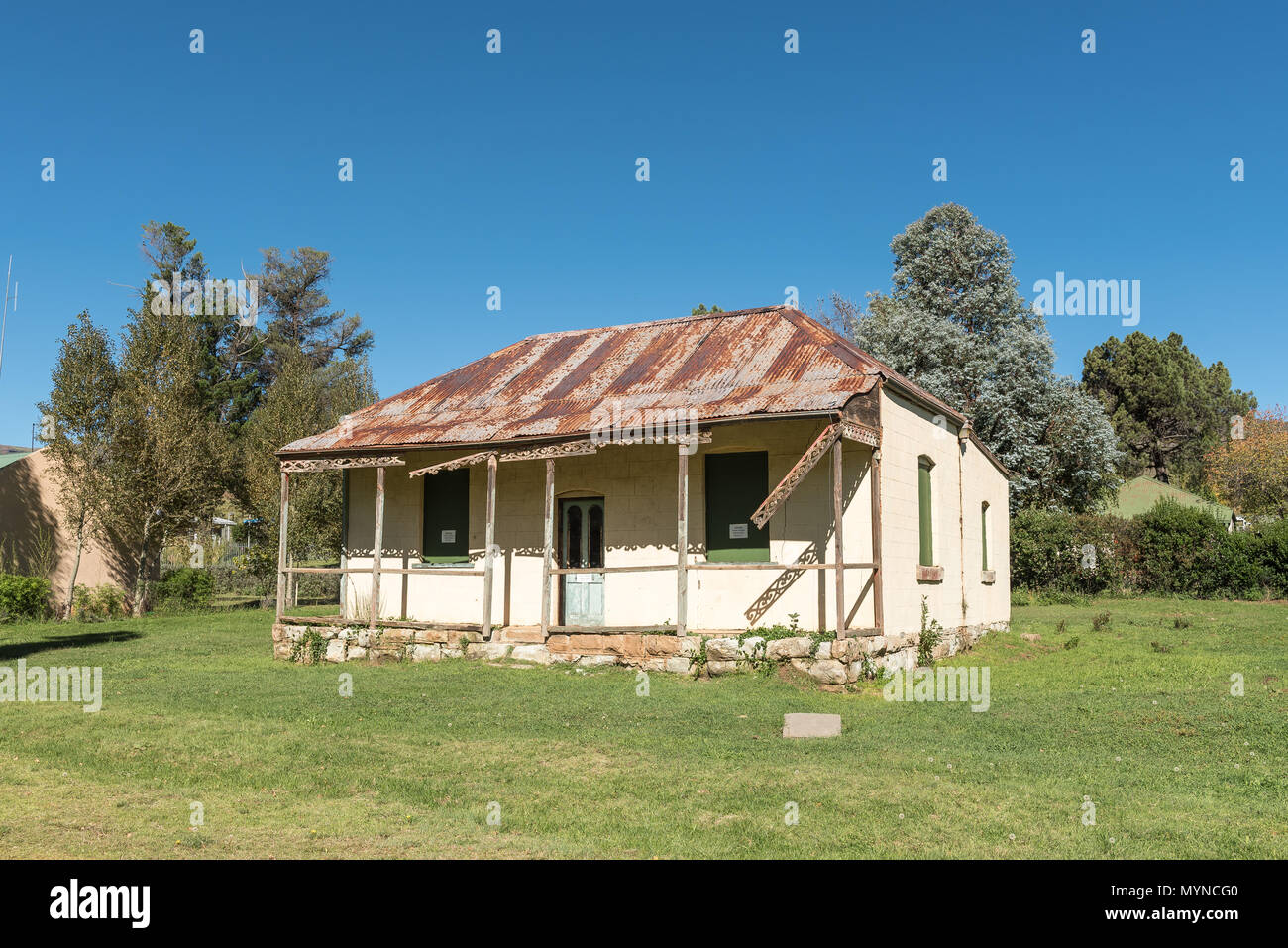 Corrugated Iron House South Africa High Resolution Stock Photography