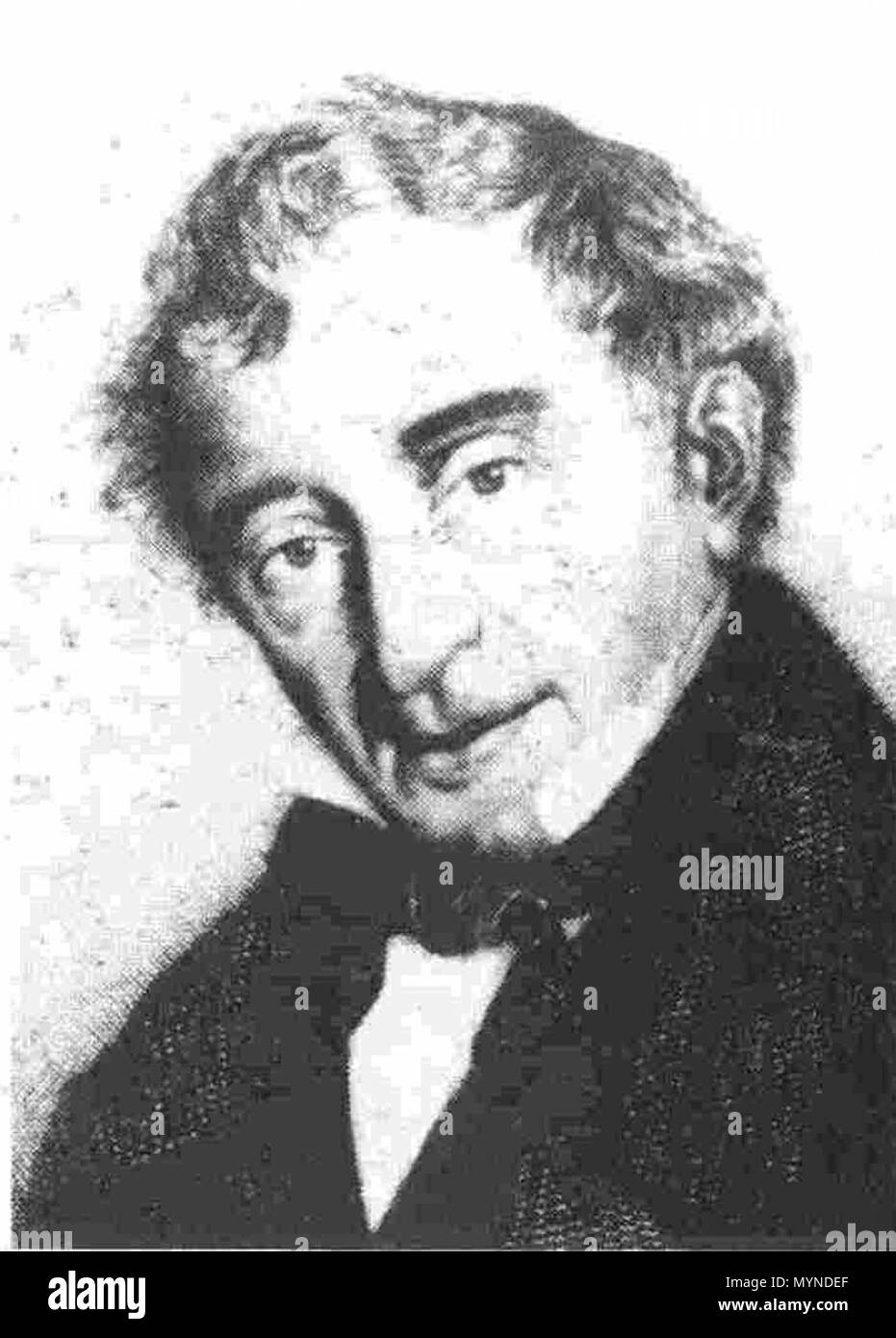 . Italiano: Angelo Pezzana (1772-1862), storiografo, bibliotecario e filologo parmigiano . non noto 418 Pezzana Angelo Stock Photo