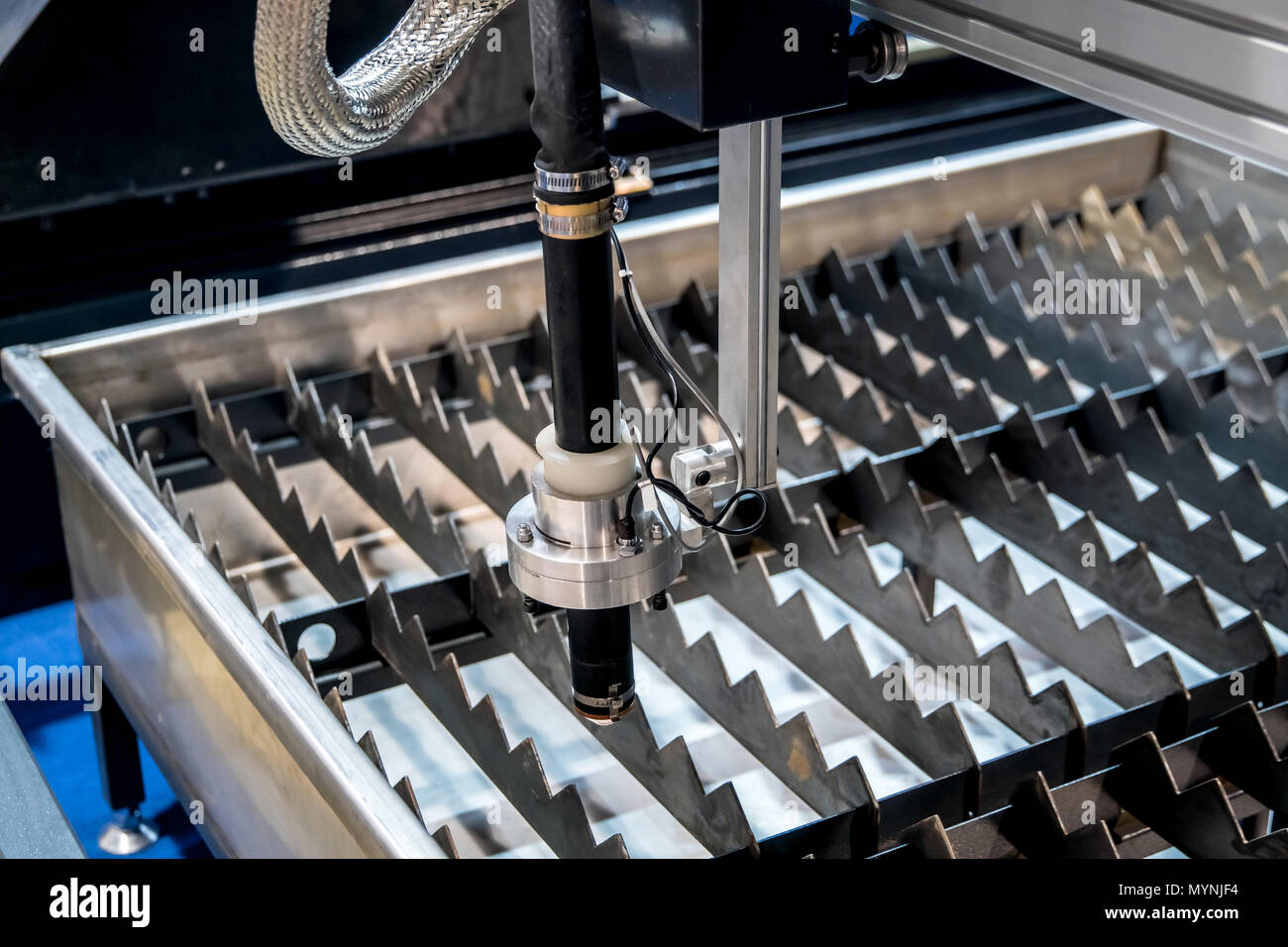 Laser cutting machine Stock Photo - Alamy