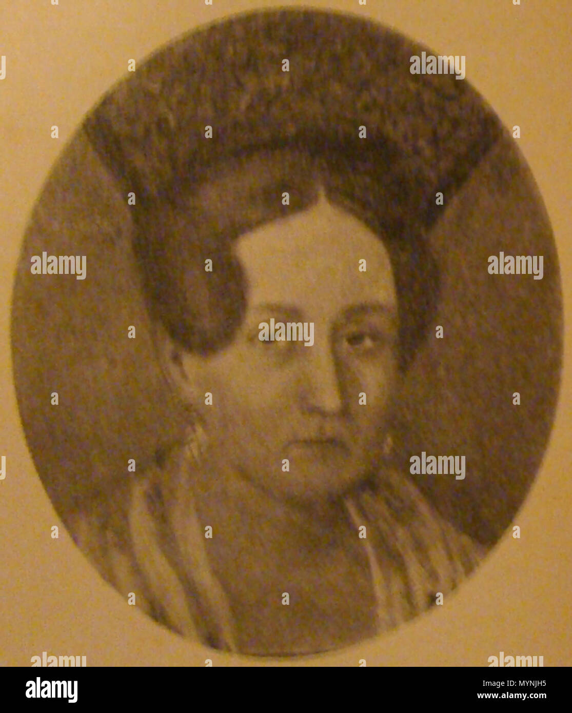 . Retrato de Irene Gutierrez de Tollo (Siglo XIX) . circa 1820. Sin Datos 441 Ptr IreneGutierrez Stock Photo
