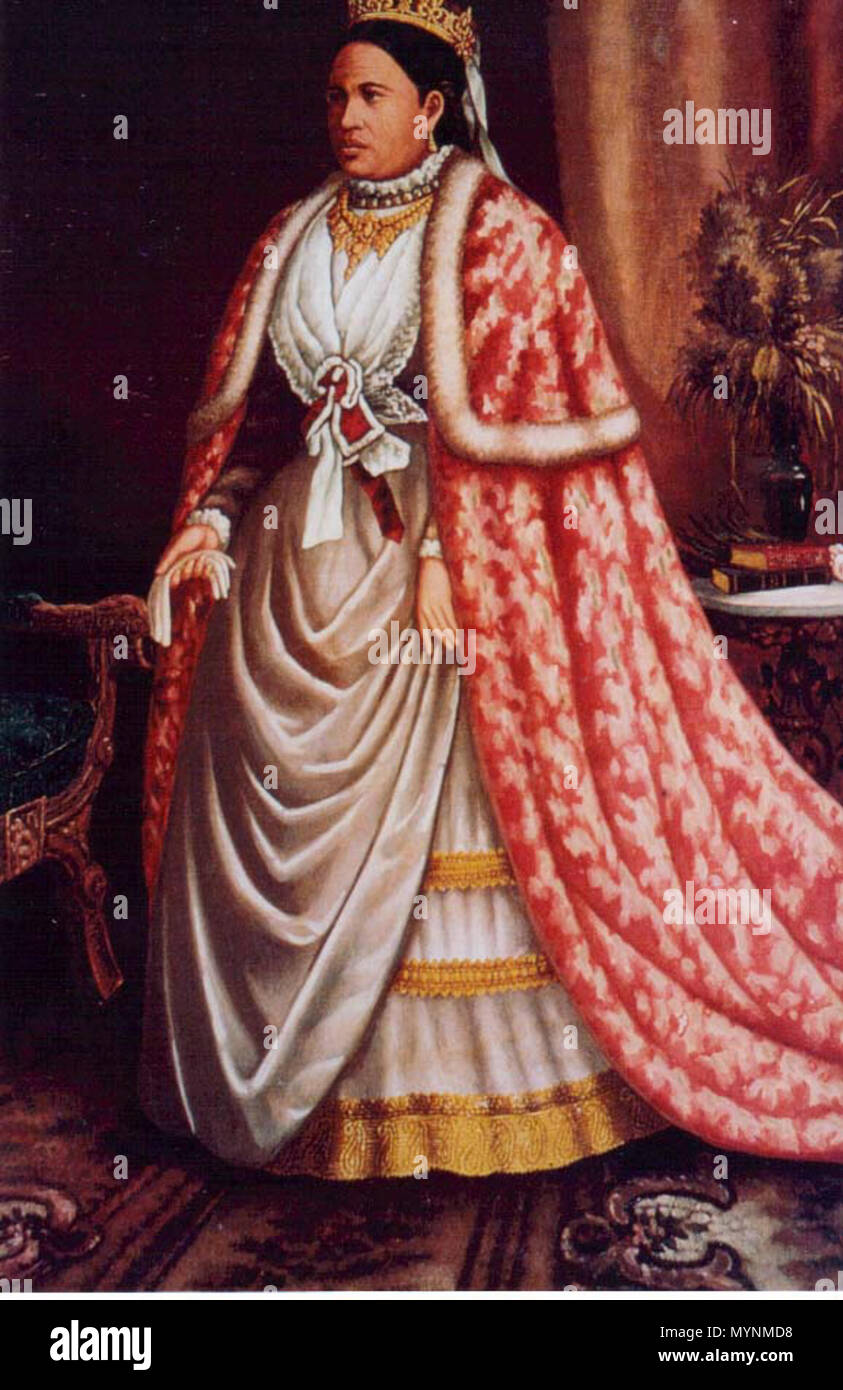 . English Queen Ranavalona II of Madagascar Français la reine