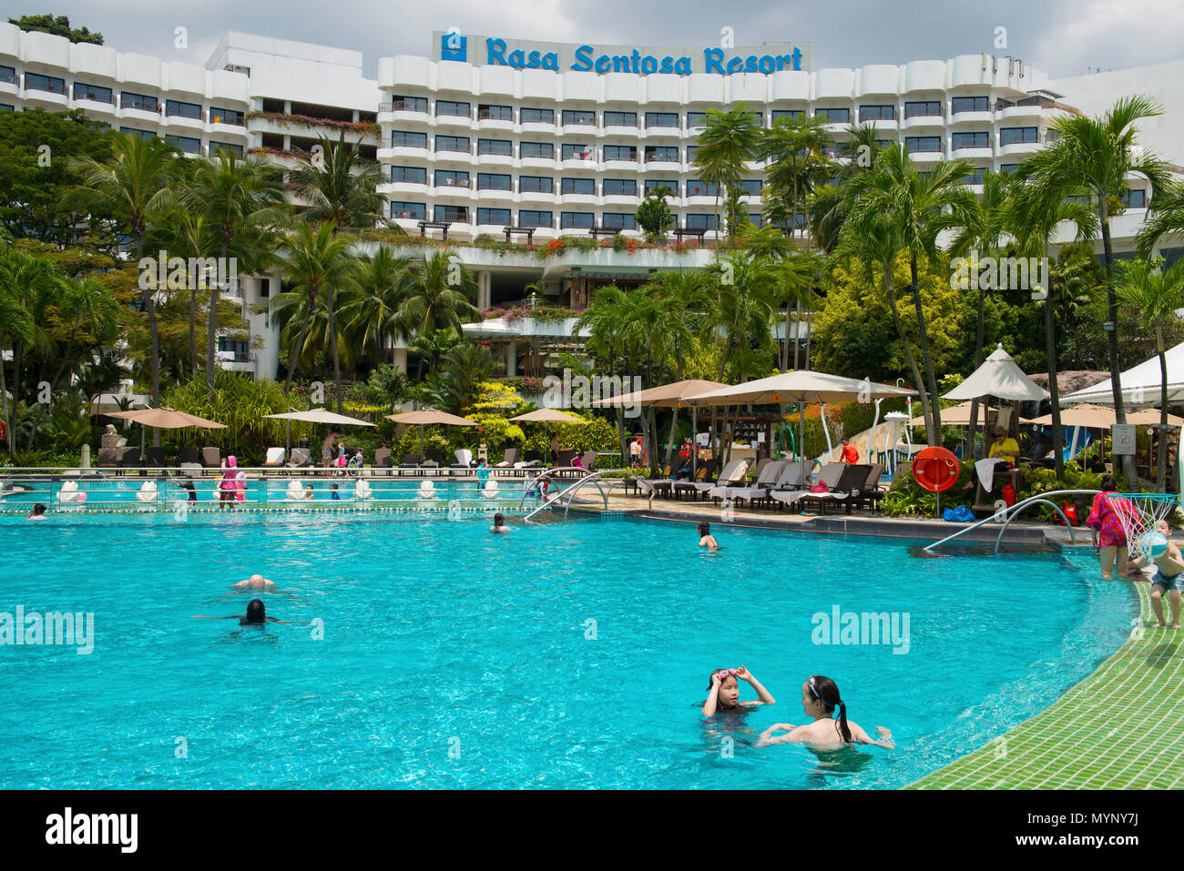 Shangri - La Rasa Sentosa Resort Hotel & Spa  Singapore Stock Photo