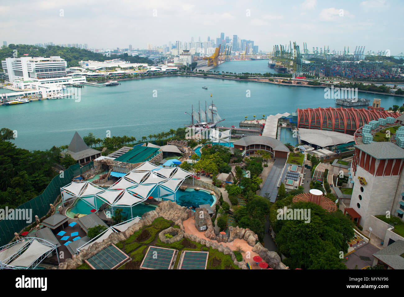 Resorts World Sentosa Singapore Stock Photo