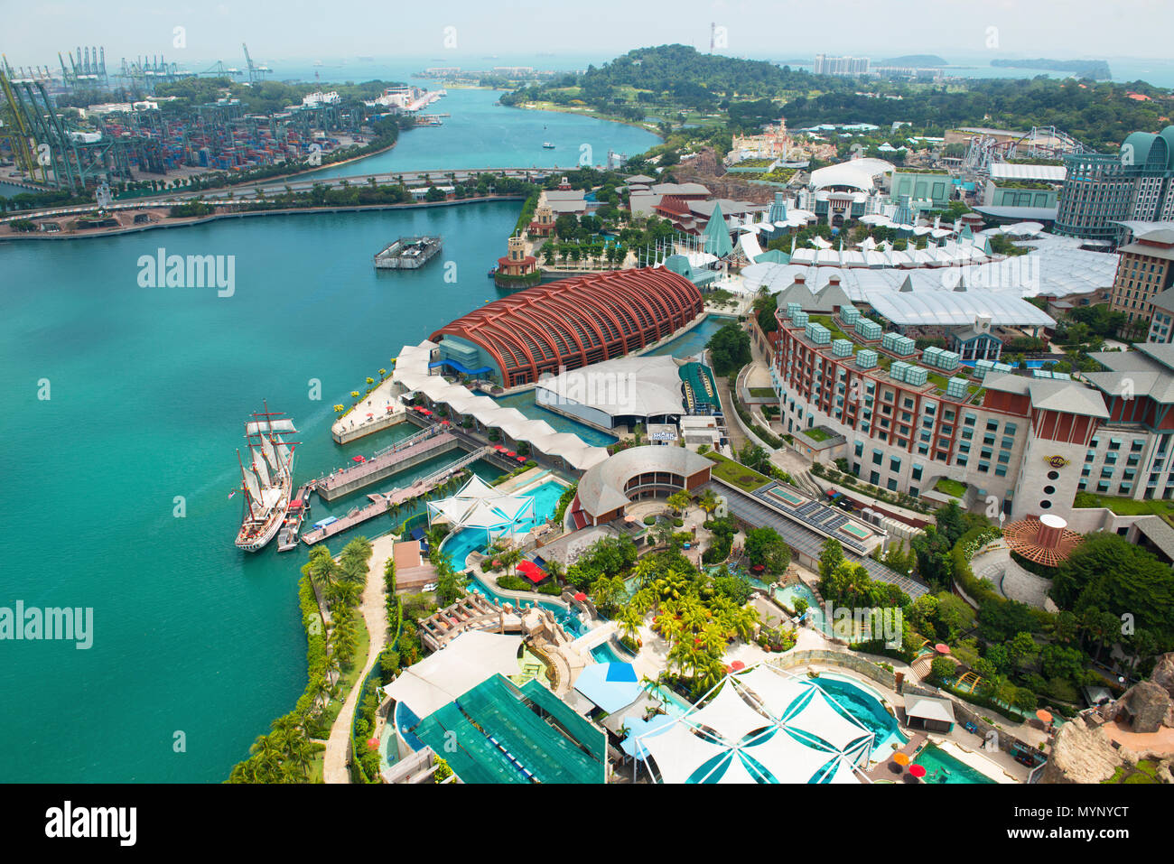 Resorts World Sentosa Singapore Stock Photo Alamy