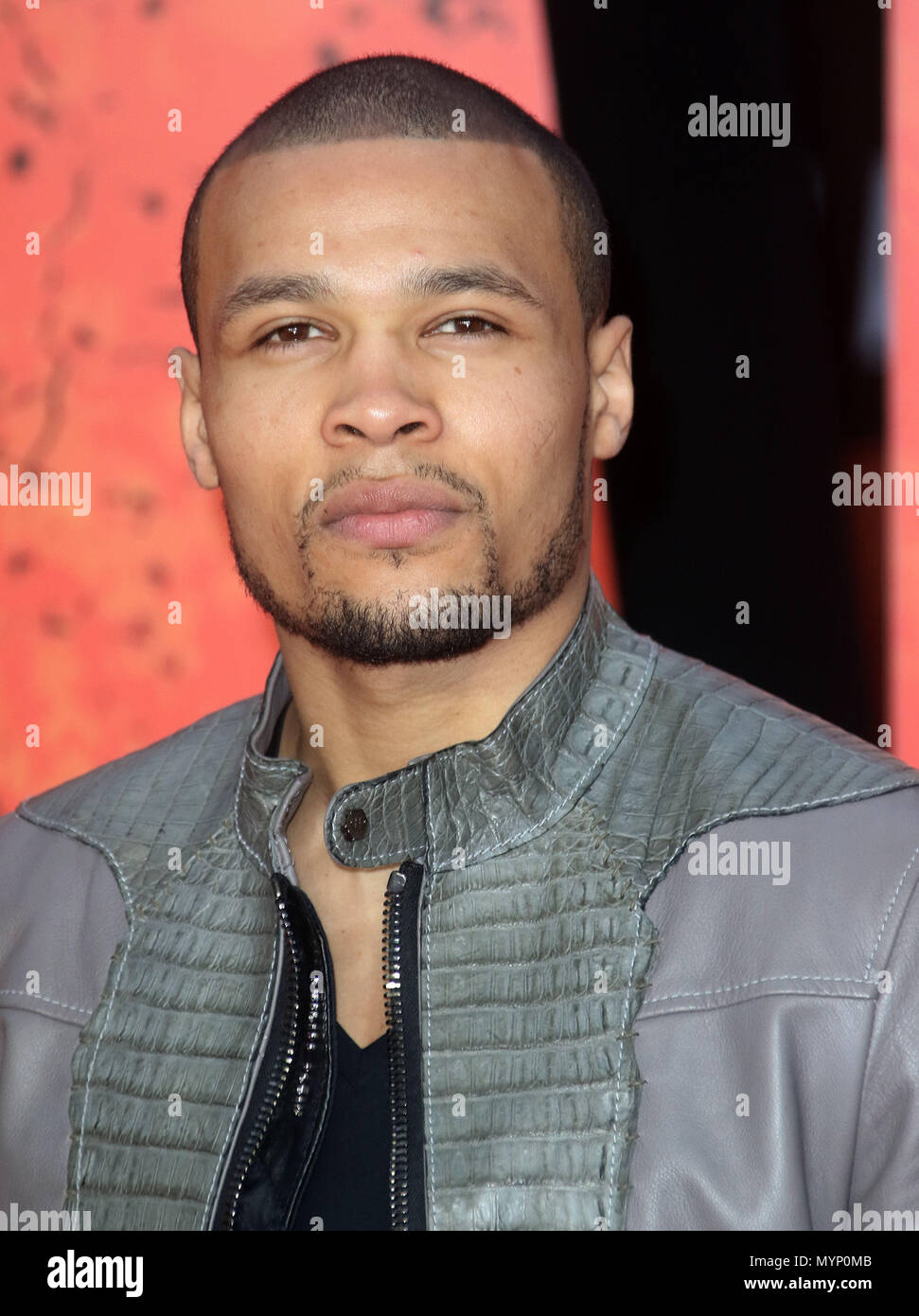 April 11, 2018 - Chris Eubank Jnr attending Rampage European Premiere at Cineworld Leicester Square in London, England, UK Stock Photo