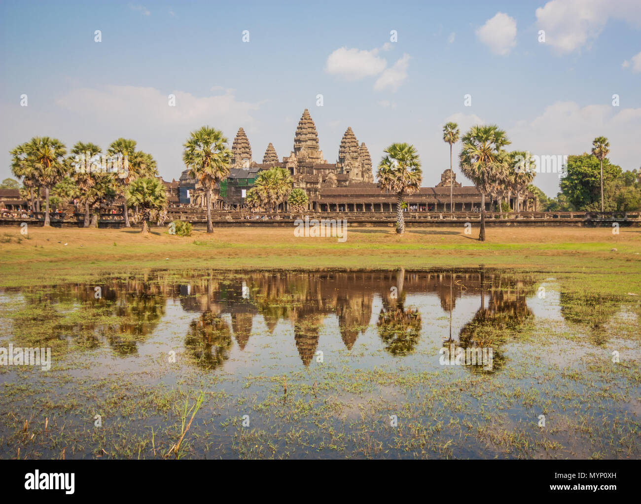 Angkor Wat, Cambodia one the largest religious monument in the world