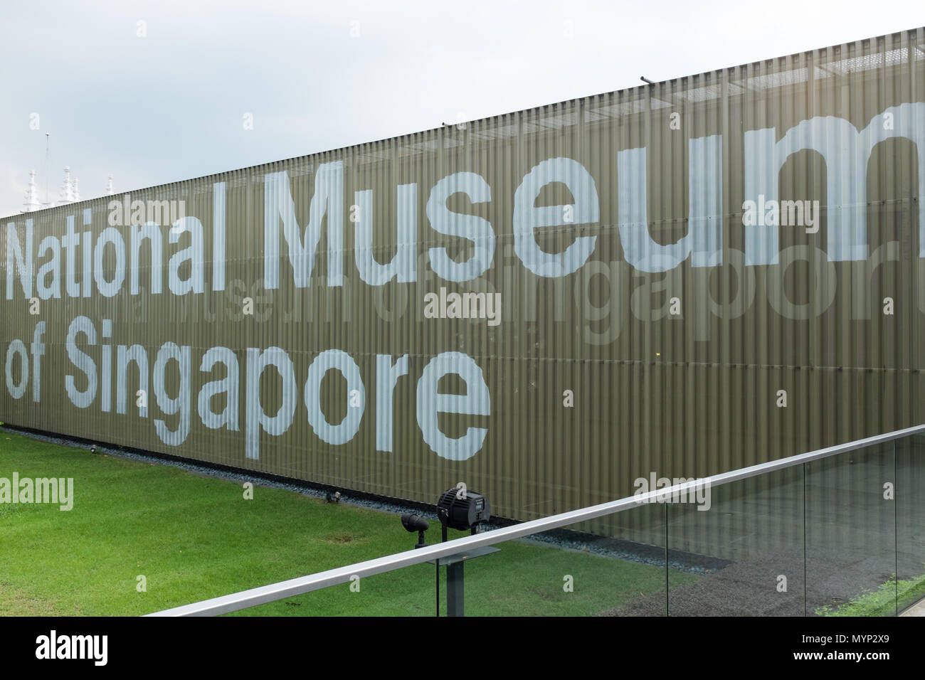 The National Museum of Singapore near Fort Canning in Singapore Stock Photo