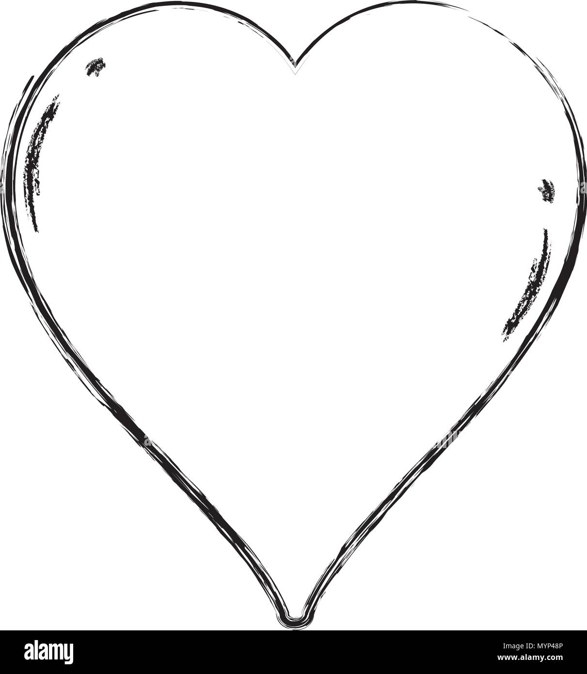 grunge heart love design symbol of passion Stock Vector Image & Art - Alamy