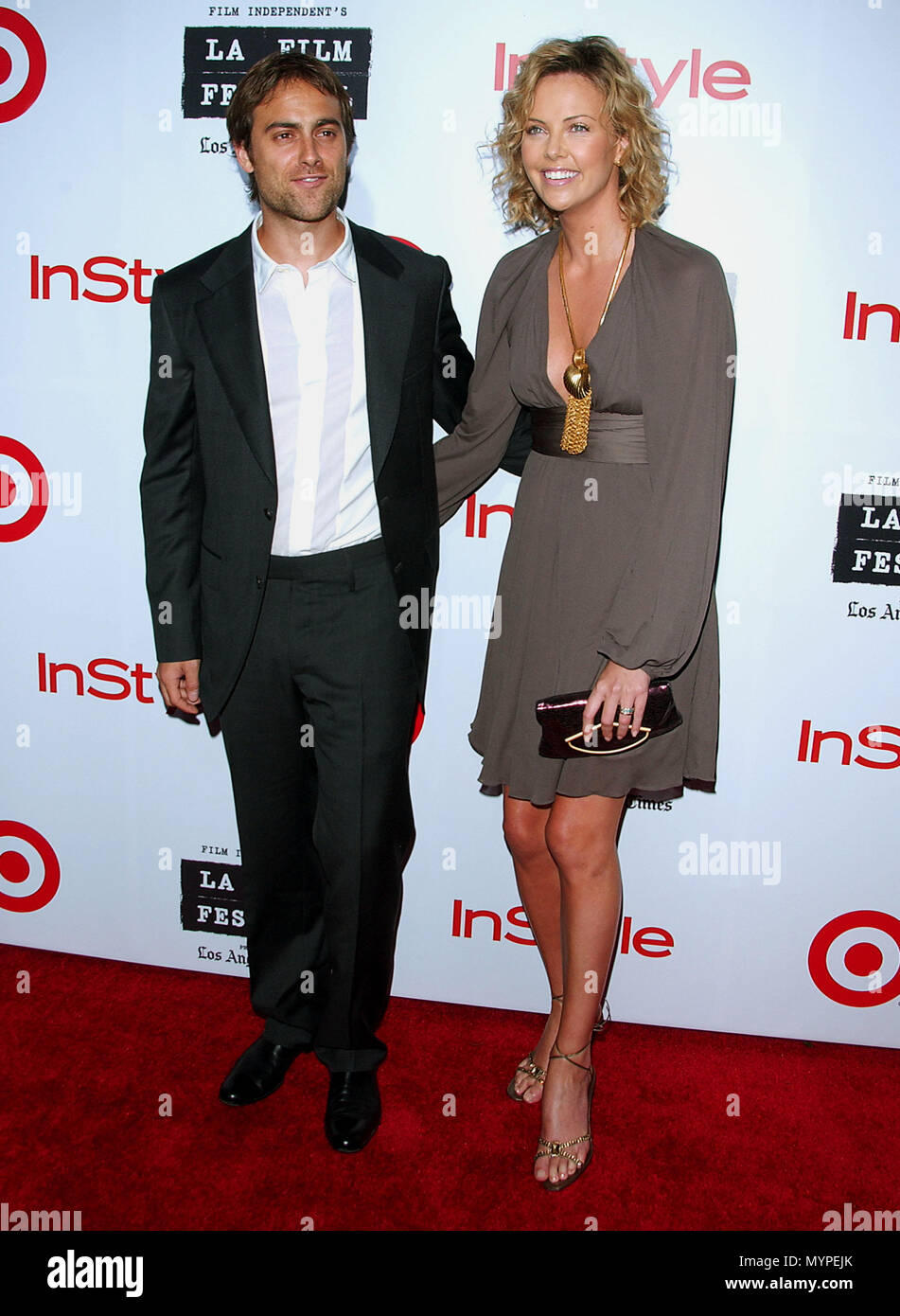 Stuart Towsend and Charlize Theron arriving at the SPIRIT OF