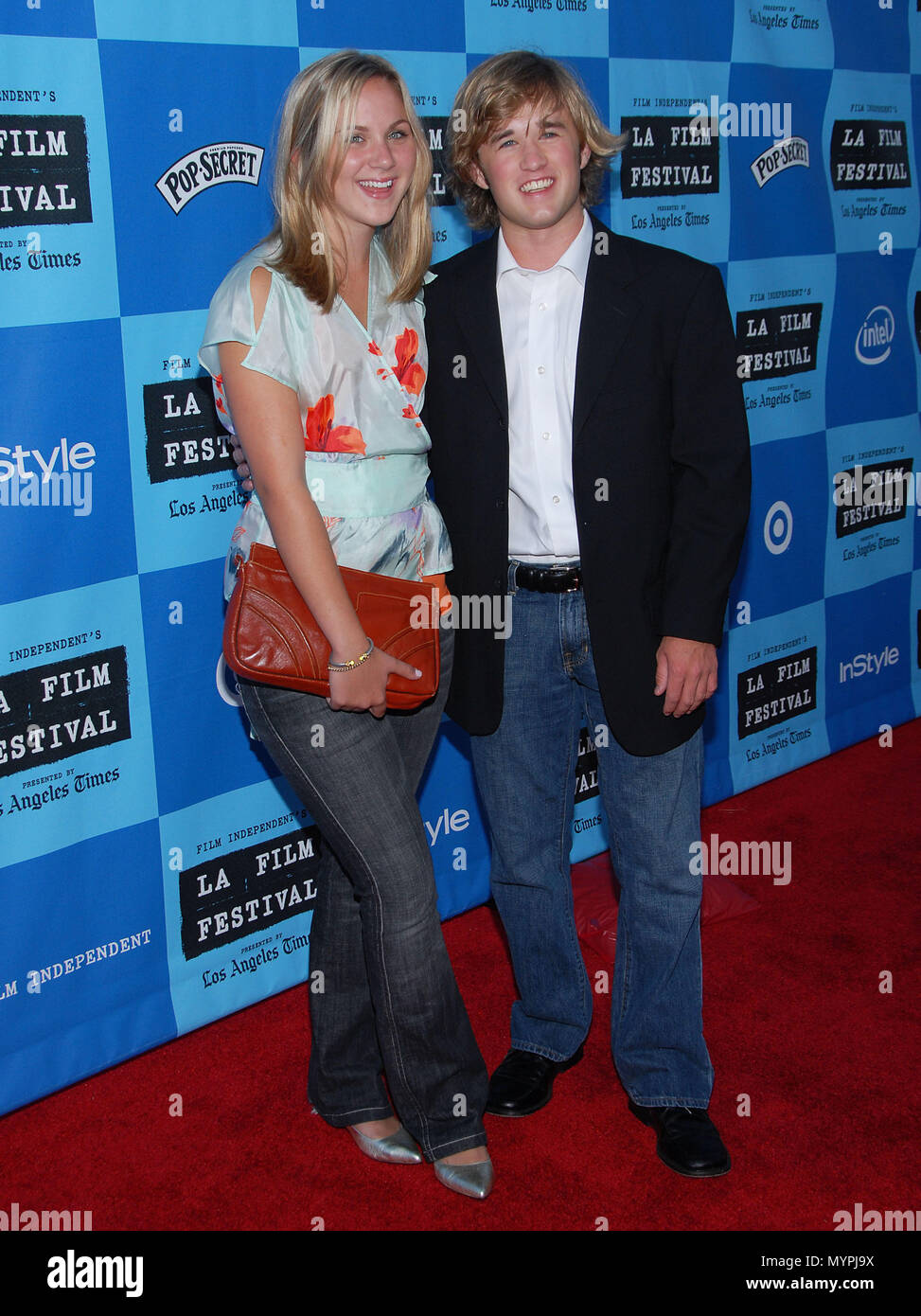 Haley joel osment with family hires stock photography and images Alamy