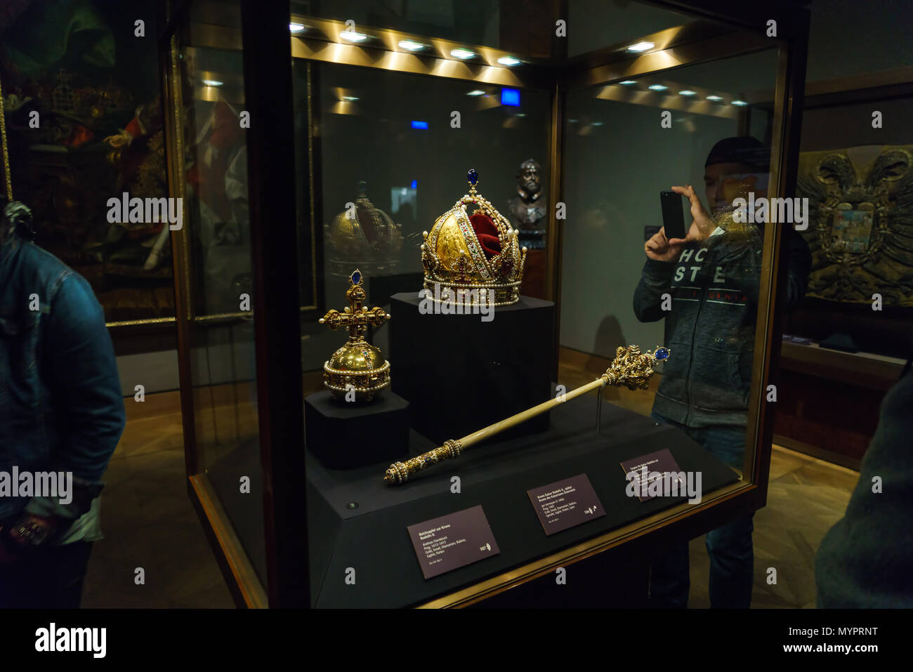 Vienna, Austria October 22, 2017 Austrian Crown Jewels Imperial