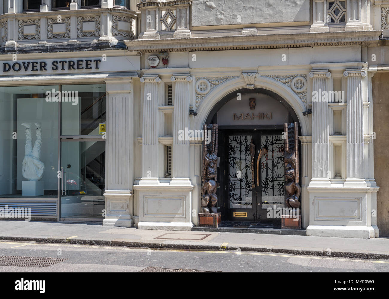 Street Front And Entrance To The Mahiki Cocktail Bar And Club