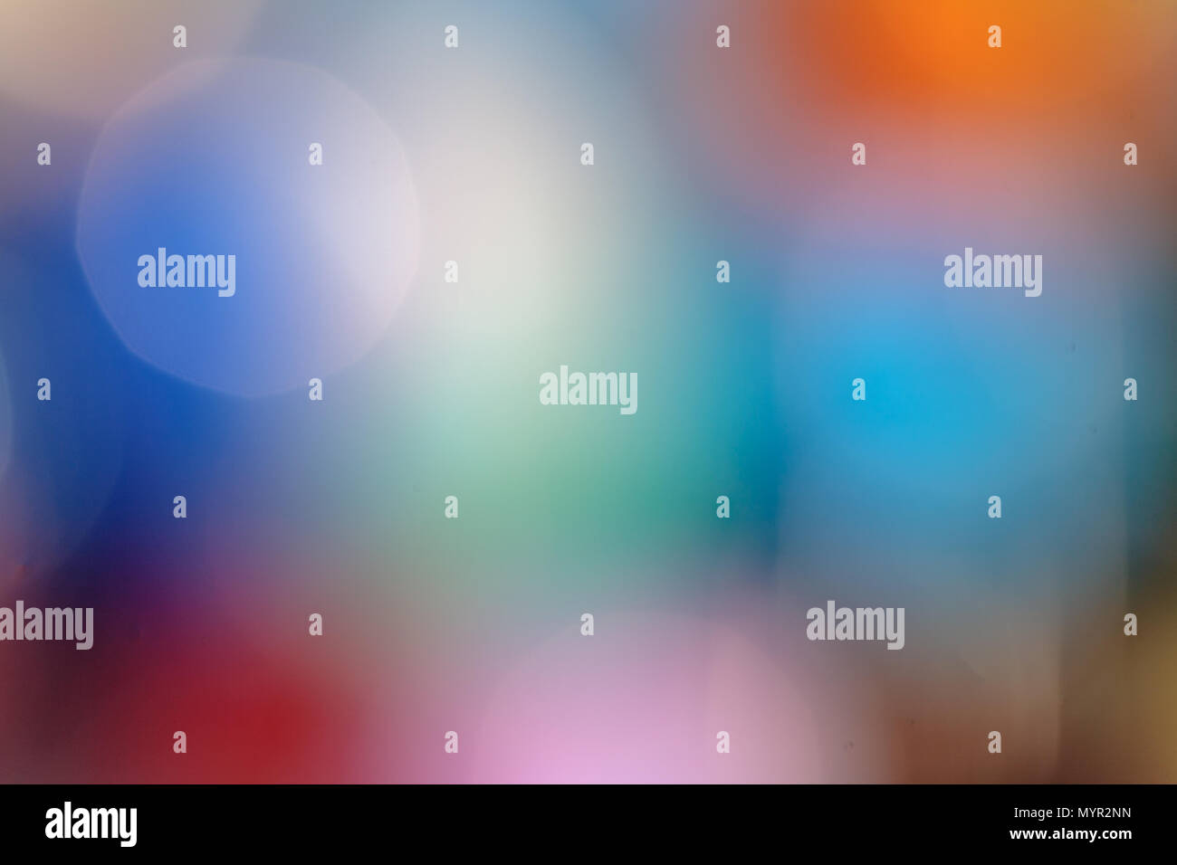 Colourful Bokeh Backdrop Defocused Lights Stock Photo - Alamy