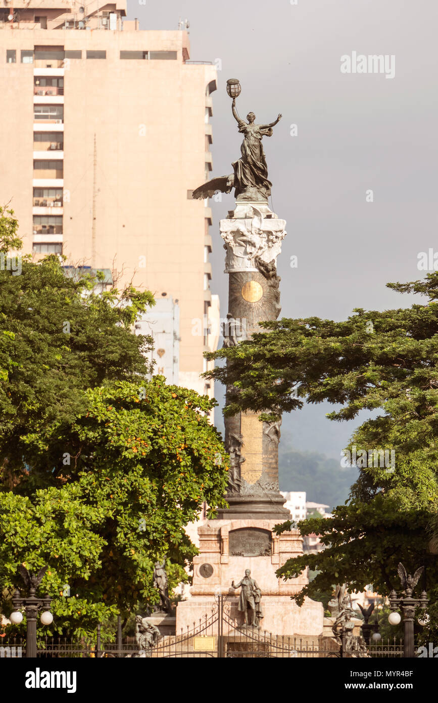 Guayaquil, Ecuador April 17, 2016 Monument to the Ecuador