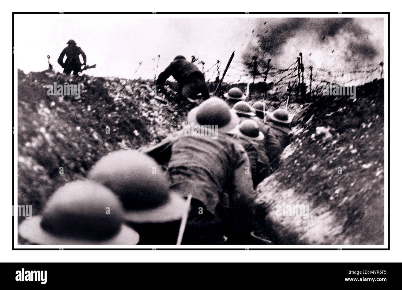 WW1 photo postcard of German war dead near trenches WW1 photo postcard of German war dead near trenches