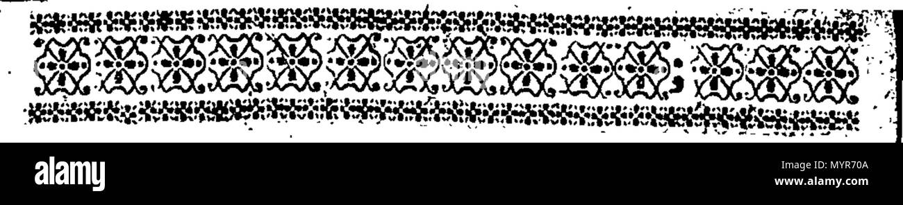 . English: Fleuron from book: An essay on love and charity: wherein our Saviour's new commandment is seasonably urged upon all the professors of christianity. Being the substance of several sermons on John xiii. 34, 35. preach'd at Ipswich. By W. Sheppard. Publish'd at the Request of the hearers. 321 An essay on love and charity- wherein our Saviour's new commandment is seasonably urged upon all the professors of christianity Fleuron T083593-2 Stock Photo