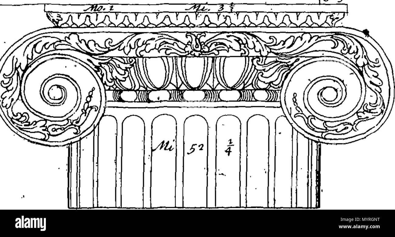 . English: Fleuron from book: Andrea Palladio's Architecture, in four ...