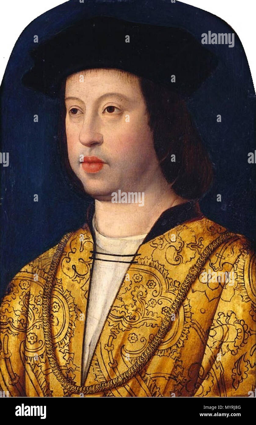 . Ferdinand II King of Aragon (1452-1516) . circa 1470-1520 364 FerdinandIIA Stock Photo