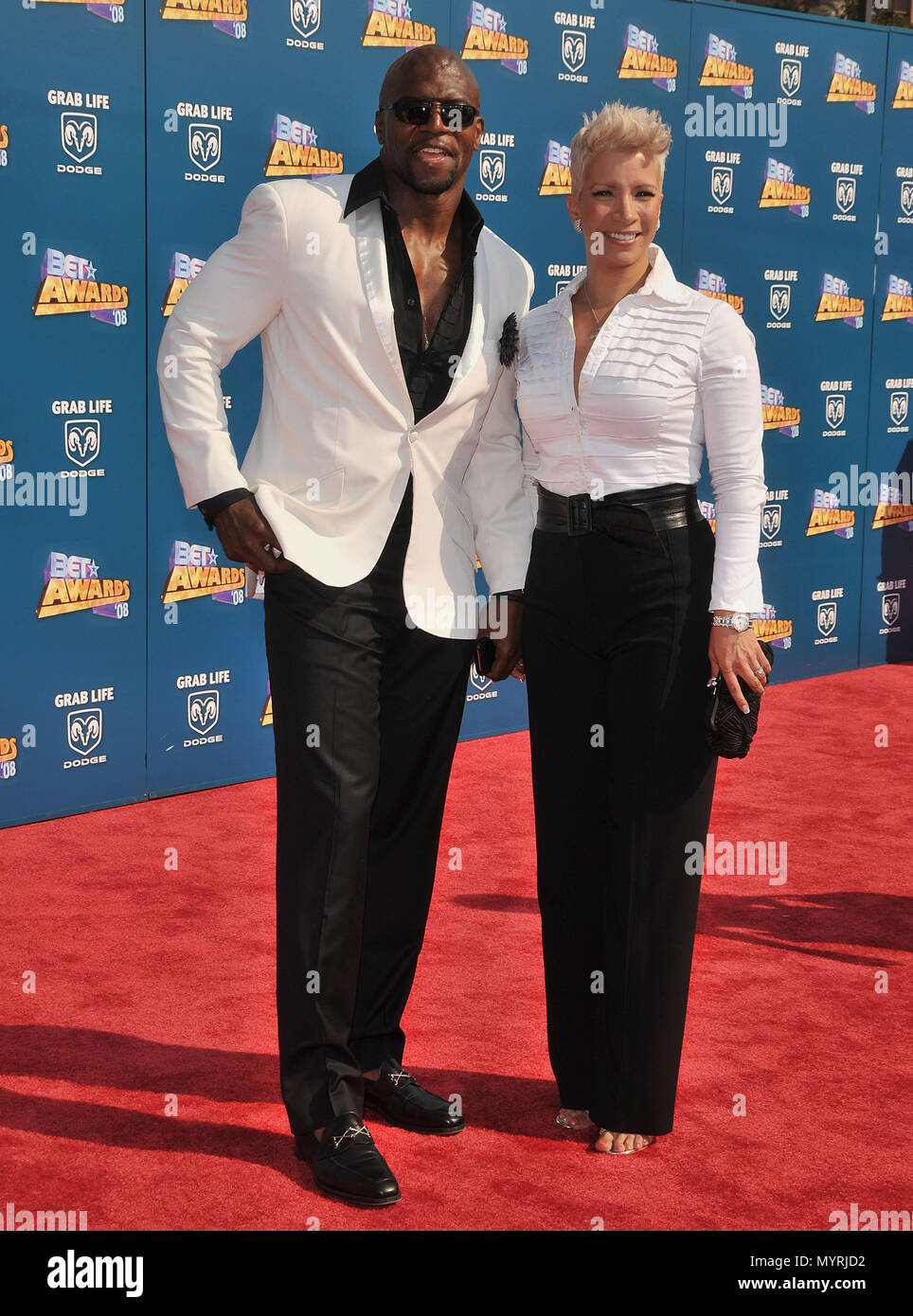 Terry Crews And Wife Bet Awards At The Shrine Amphitheatre In Los Angeles Full Length Eye